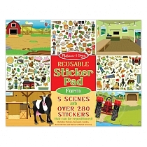 Картинка Melissa&Doug Набор стикеров с фоном "Ферма" от магазина gnom.land