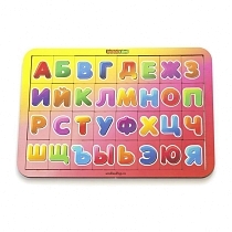 Картинка WoodlandToys Обучающий планшет "Изучаем буквы" 092206 от магазина gnom.land