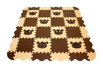 Картинка Напольная мозаика-пазл ECO COVER 33МП2,7/П Панда (с бортиками) от магазина gnom.land