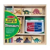 Картинка Melissa & Doug Набор печатей "Динозавры" от магазина gnom.land
