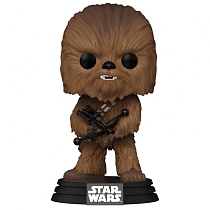 Картинка Funko POP Фигурка Bobble Star Wars Ep 4 ANH "Chewbacca", Чубакка 596 по мотивам франшизы "Star Wars", 9.5 см от магазина gnom.land