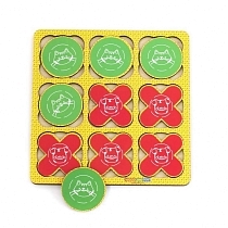 Картинка WoodlandToys Логическая игра "Крестики-нолики" 066103 от магазина gnom.land