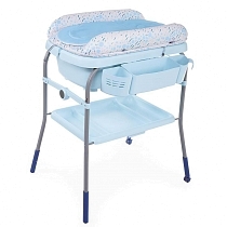 Картинка Пеленальный столик с ванночкой Chicco Cuddle & Bubble Comfort, Ocean от магазина gnom.land
