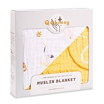 Картинка Qwhimsy Муслиновое одеяло "Красная книга" от магазина gnom.land