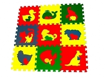 Картинка Напольная мозаика-пазл ECO COVER 33МП1/Ж Животные от магазина gnom.land