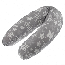 Картинка Roxy-kids Подушка для беременных и кормящих "Звезды", наполнитель холлофайбер от магазина gnom.land