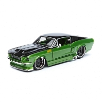 Картинка Maisto "Машинка сборная, зеленая - Ford Mustang GT 1967 года 1:24" от магазина gnom.land