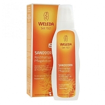 Картинка Weleda Облепиховое питающее молочко для тела, 200 мл от магазина gnom.land