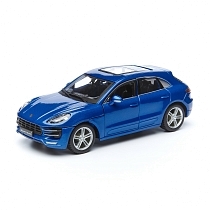 Картинка Bburago Сборная коллекционная машина 1:24 "Porsche Macan - Metallic Blue" синий 18-25117 от магазина gnom.land