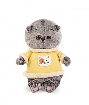 Картинка Budi Basa мягкая игрушка Басик BABY в толстовке, 20 см. от магазина gnom.land