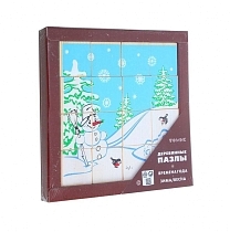 Картинка ТОМИК Пазл "Времена года - Зима, весна", 16 деталей от магазина gnom.land