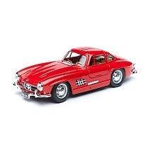 Картинка Bburago Коллекционная машинка красная "MERCEDES-BENZ 300SL 1954 RED 18-22023 1/24" от магазина gnom.land