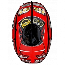 Картинка Тяни-Толкай Тюбинг овальный Машинка "Best Racer", красная от магазина gnom.land