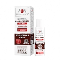 Картинка Лошадиная сила Шампунь против перхоти ФОРТЕ с кетоконазолом 2%, 100 мл от магазина gnom.land