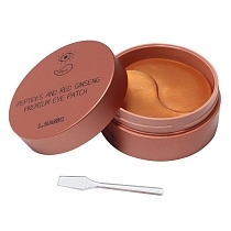 Картинка L.SANIC Гидрогелевые патчи для глаз с пептидами и экстрактом красного женьшеня, 60 шт от магазина gnom.land