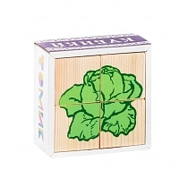 Картинка ТОМИК Кубики "Овощи" от магазина gnom.land