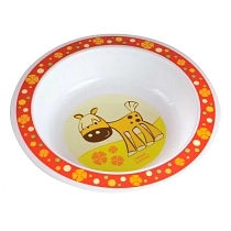 Картинка Canpol Миска пластиковая, 4/412, 12+ мес., красный от магазина gnom.land