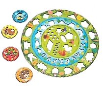 Картинка WoodlandToys Спирограф для рисования Лес от магазина gnom.land