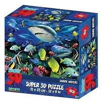 Картинка PRIME 3D "Акульи воды 13688" - 3D пазл от магазина gnom.land
