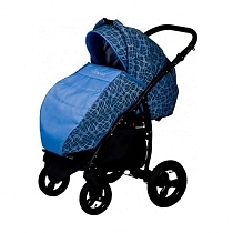 Картинка Baby World Коляска 2 в 1 "Verona" 1 B, стандарт, синий от магазина gnom.land