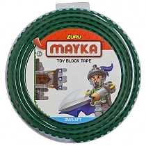 Картинка Zuru Гибкая лента-скотч для кубиков "Mayka" 2м/1,5см, темно-зеленая от магазина gnom.land