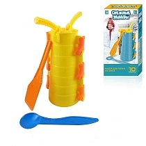 Картинка 1toy набор для лепки замков из снега 10 предметов от магазина gnom.land