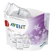 Картинка Пакеты Avent-Philips для стерилизации в микроволновой печи, 82970 от магазина gnom.land
