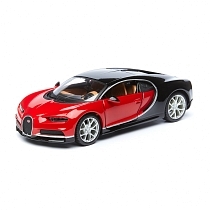 Картинка Maisto Сборная машинка "SPAL - Bugatti Chiron" 1:24, красный от магазина gnom.land