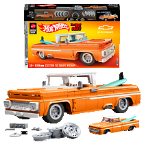 Картинка Конструктор Hot Wheels Brick Shop Серия Custom 62 Chevy Pickup, JFT20 (858 деталей) от магазина gnom.land