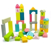 Картинка Boby Конструктор блочный "Строительные Блоки" 86 шт, дерево от магазина gnom.land