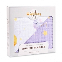 Картинка Qwhimsy Муслиновое одеяло "Космос" от магазина gnom.land