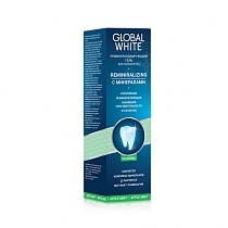 Картинка Global White Гель реминерализирующий для полости рта "Яблоко-мята" со фтором, 40 мл от магазина gnom.land