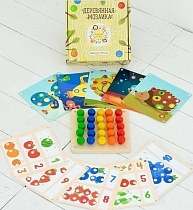 Картинка Raduga Kids Деревянная Мозаика "Основной набор - 10 карточек" от магазина gnom.land
