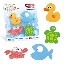 Картинка VALIANT аксессуары для ванной "Мини-коврики Глазастики", MIX4S6 от магазина gnom.land