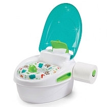Картинка Summer Infant Горшок-подножка 3 в 1 Step-By-Step Potty, бирюзовый от магазина gnom.land