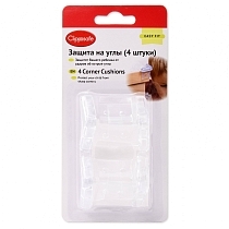Картинка Clippasafe Защита на углы, прозрачный, 4 шт. от магазина gnom.land