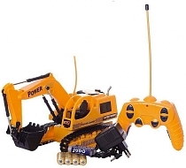 Картинка FUN TOY "Экскаватор гусеничный | 44426" - машина на радиоуправлении от магазина gnom.land