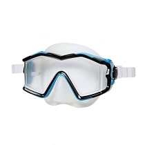 Картинка Intex Маска для плавания "Исследователь Про" силиконовая, от 14 лет, темно-синяя от магазина gnom.land