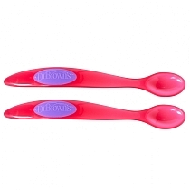 Картинка Dr.Brown's Ложечка для кормления розовая, 2 шт. от магазина gnom.land