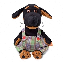 Картинка Budi Basa Мягкая игрушка Собака Ваксон Baby в штанишках, 19 см от магазина gnom.land