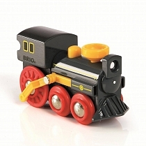 Картинка Brio Паровоз классика старинный дизайн, поршневое действие от магазина gnom.land