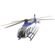 Картинка Dickie Toys Вертолет EC 135 die-cast с крутящимися лопастями, 21 см, синий от магазина gnom.land