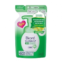 Картинка Biore Мусс очищающий для умывания против акне, запасной блок, 130 мл от магазина gnom.land