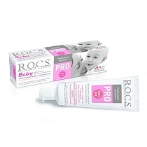 Картинка R.O.C.S. Pro Baby Зубная паста Минеральная защита и нежный уход, 45 г от магазина gnom.land
