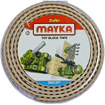 Картинка Zuru Гибкая лента-скотч для кубиков "Mayka" 2м/1,5см, бежевая от магазина gnom.land