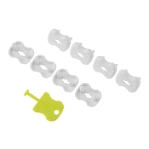 Картинка Roxy-kids Набор заглушек для розеток, белый, 8 шт. от магазина gnom.land