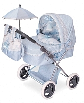 Картинка DeCuevas Toys Коляска с сумкой и зонтиком серии Кэрол, 60 см от магазина gnom.land