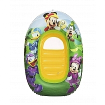 Картинка Bestway Надувная лодочка Disney Mickey, 3-6 лет, 102х69 см. от магазина gnom.land