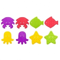Картинка Roxy-kids Коврики антискользящие для ванны, 8 шт. от магазина gnom.land