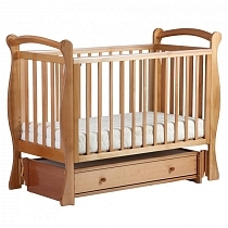 Картинка Кубаночка кровать маятниковая универсальная БИ 57 "Кубаночка-7", натуральный бук от магазина gnom.land